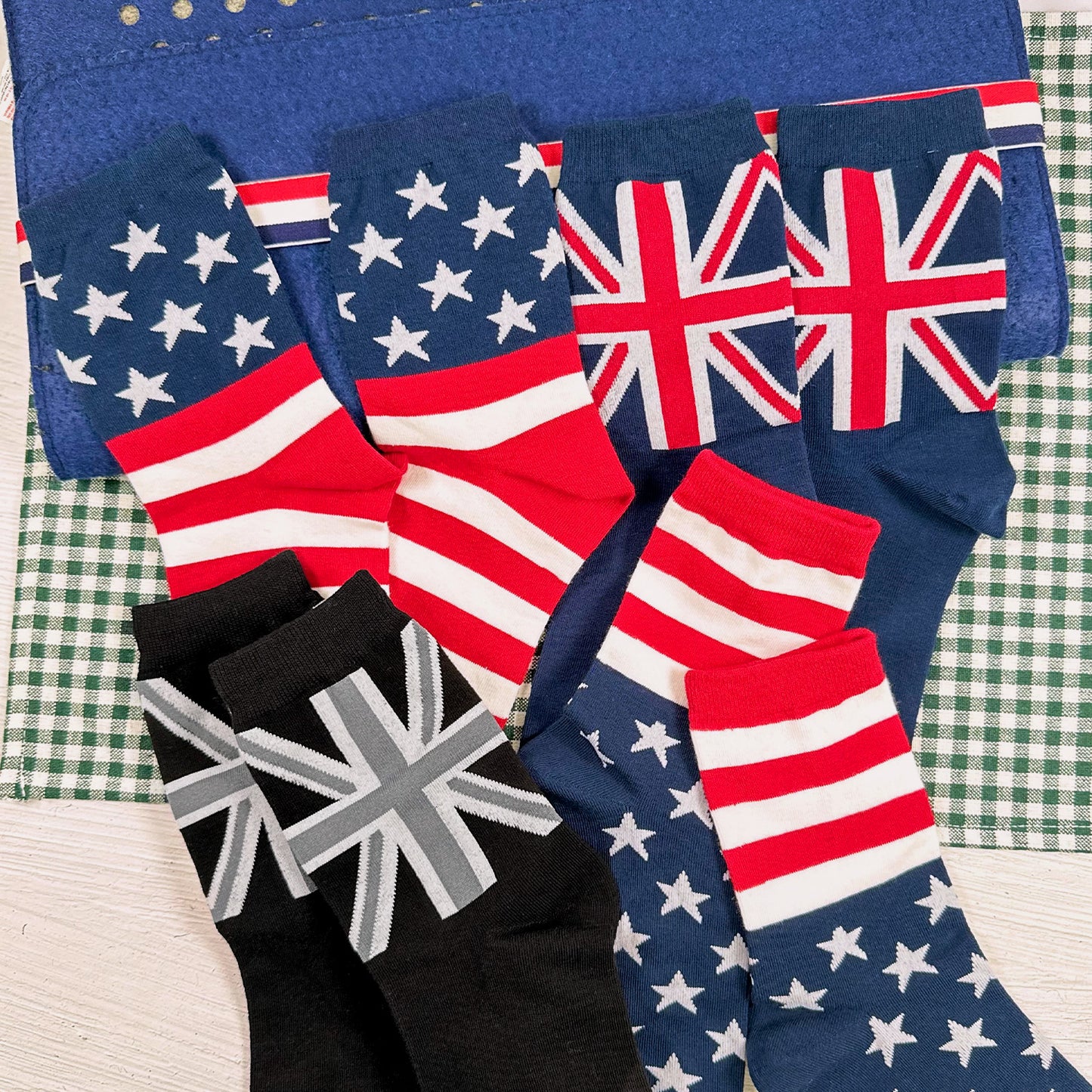 Men's Crew Patriot Flag Socks