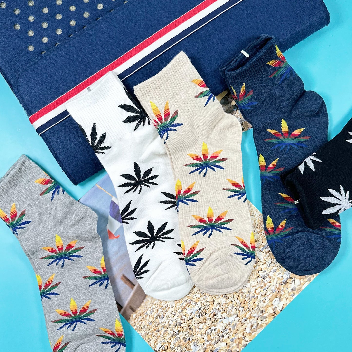 Men's Crew Hemp Board Socks