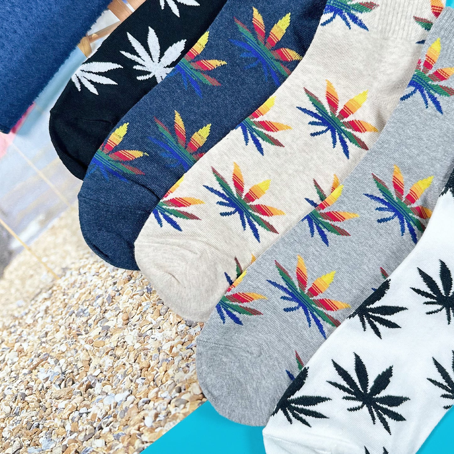 Men's Crew Hemp Board Socks