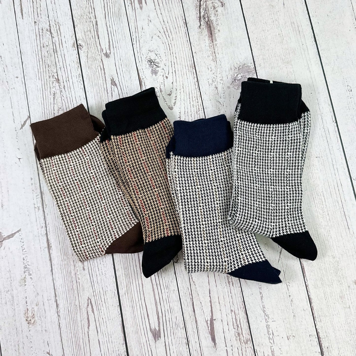 Men's Crew Houndtooth Socks