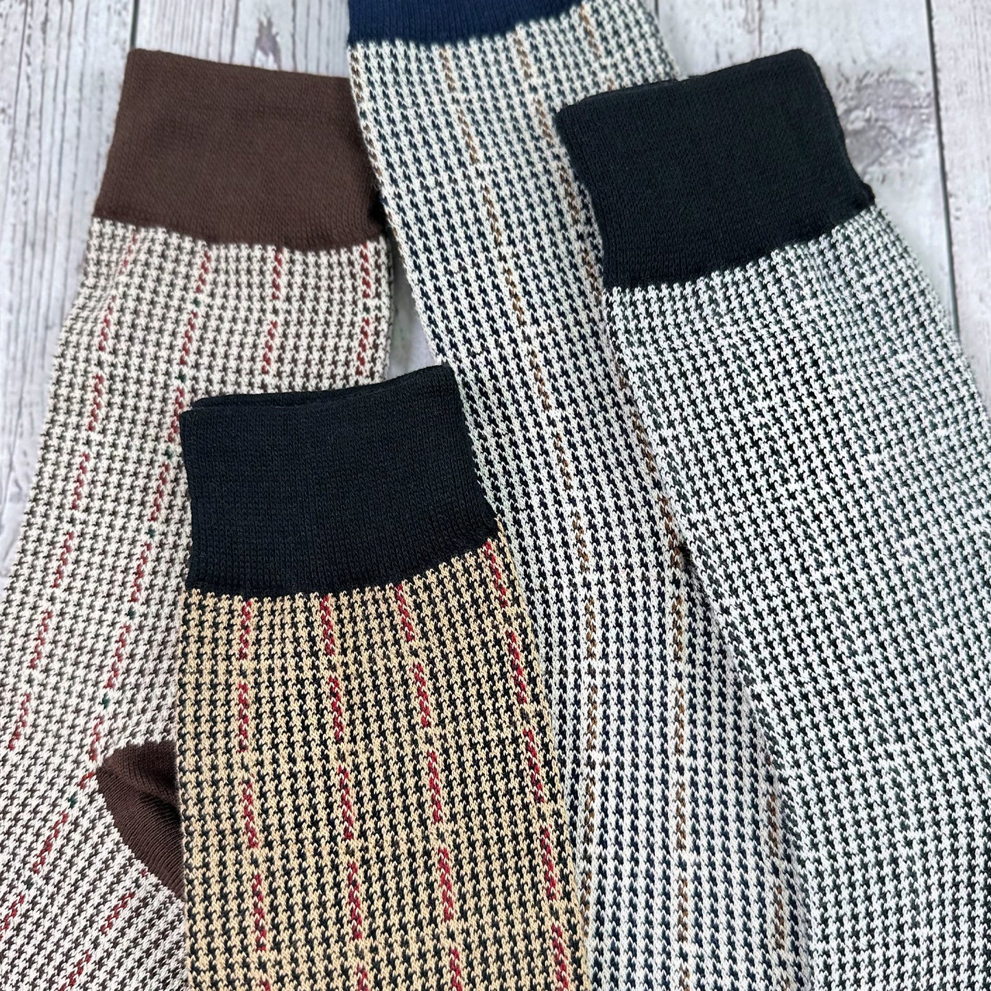 Men's Crew Houndtooth Socks