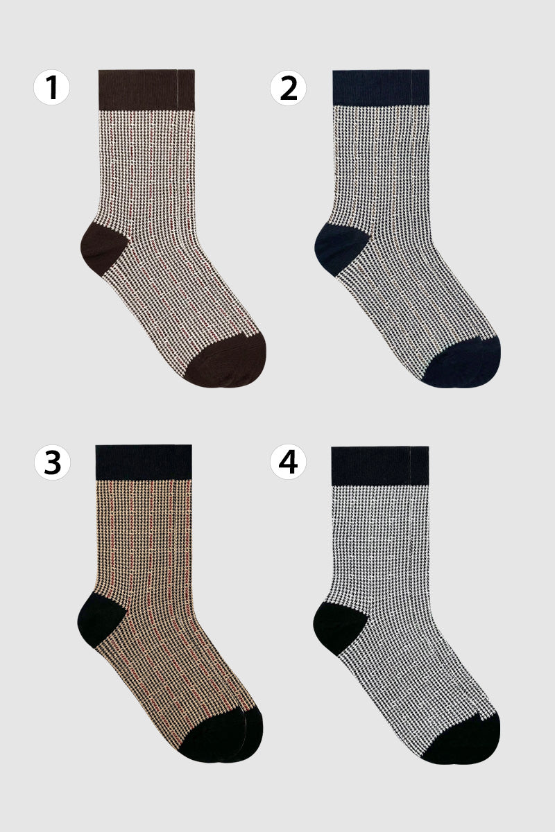 Men's Crew Houndtooth Socks
