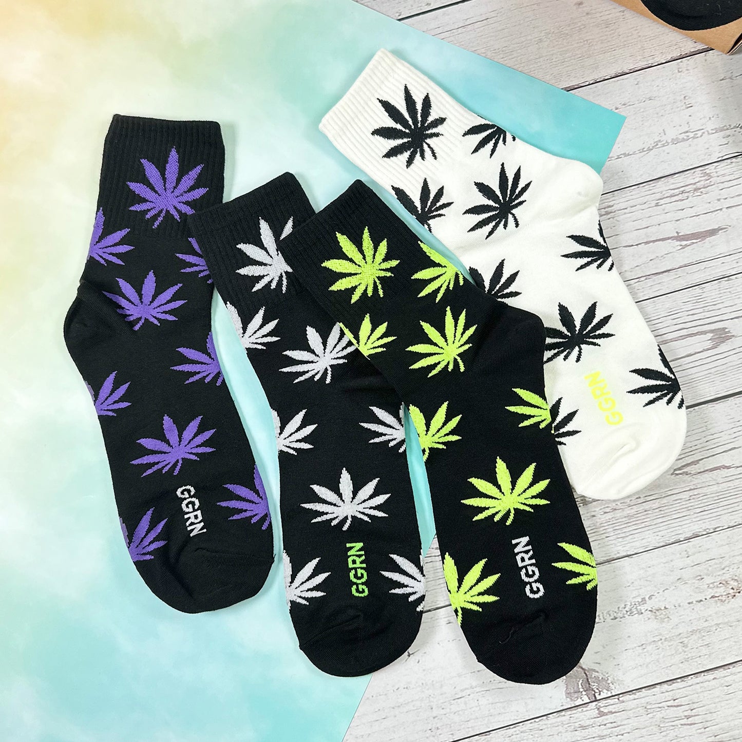 Men's Crew Hemp Long Board Socks