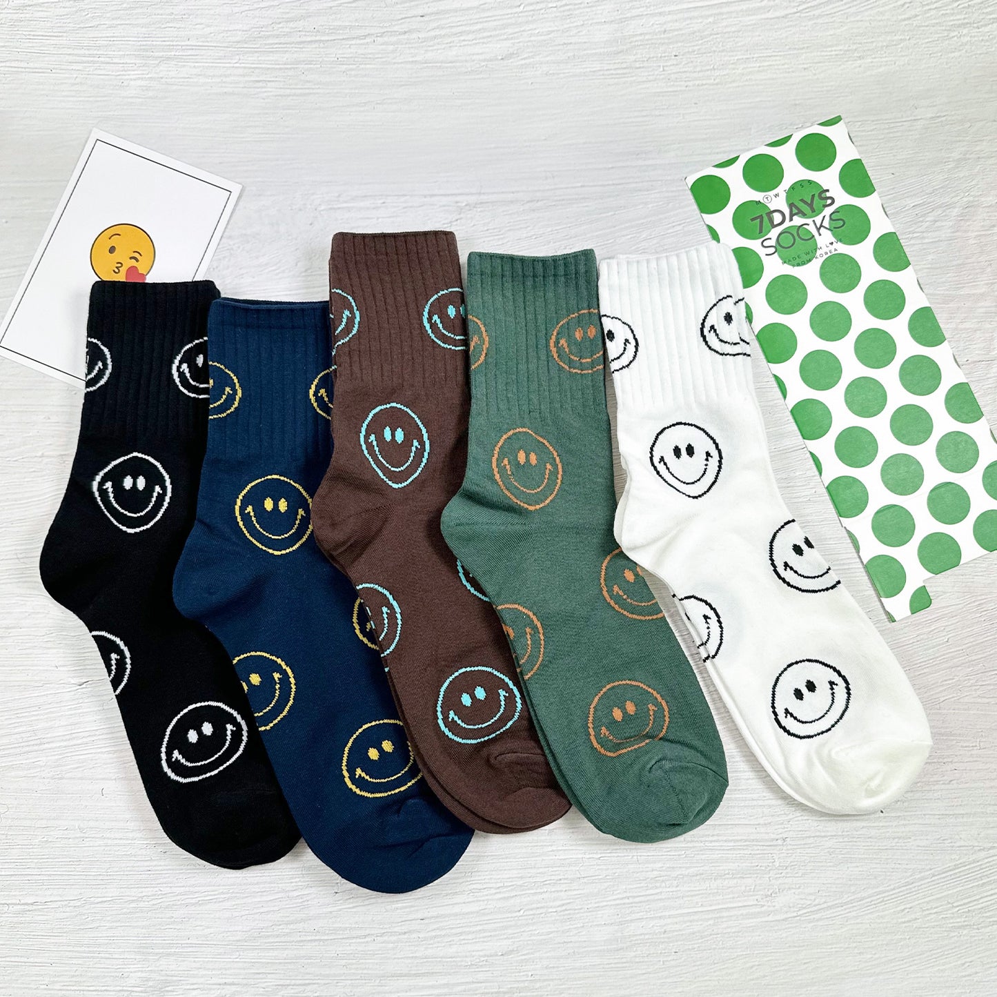 Men's Crew Classic Smile Socks