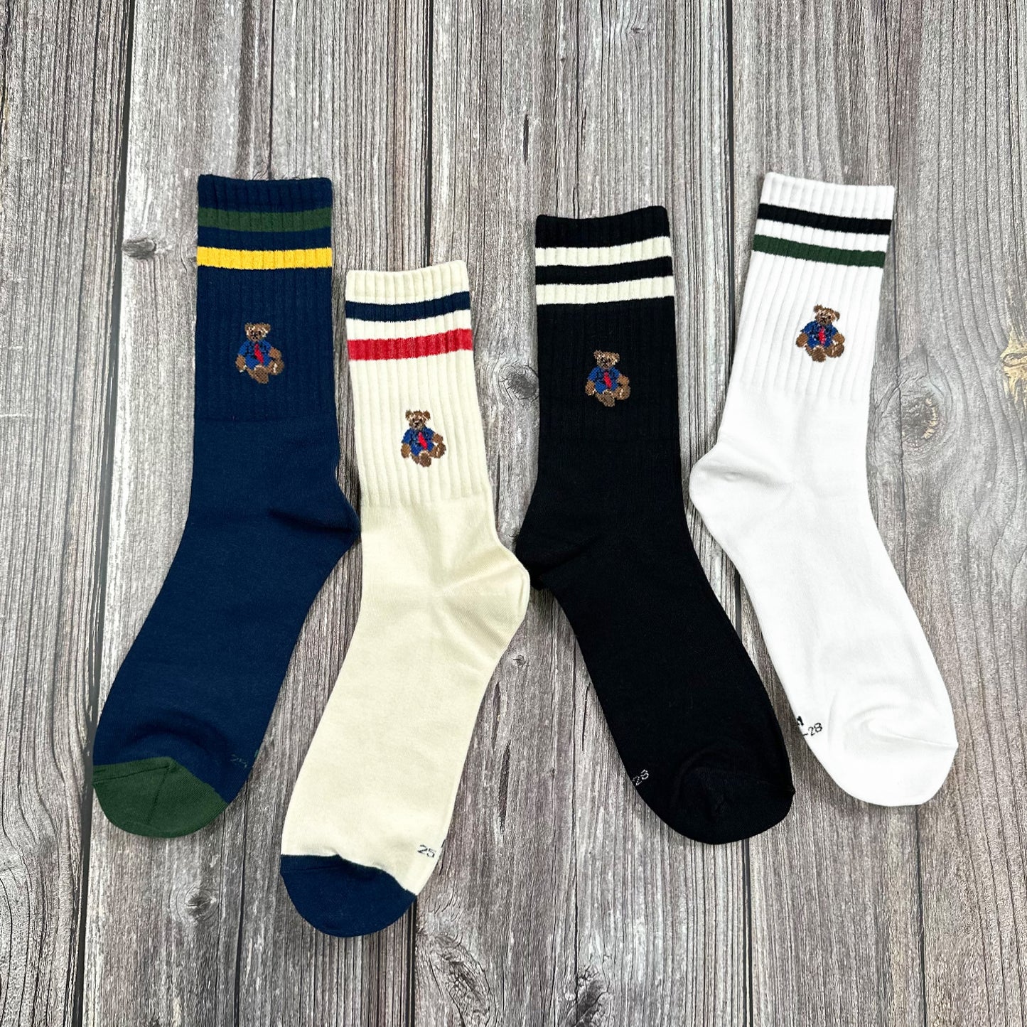 Men's Crew Point Bear Socks