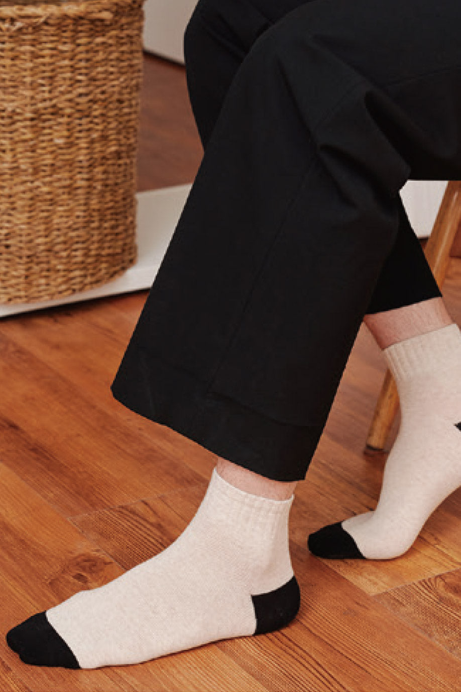 Men's Basic Color Sneakers Socks