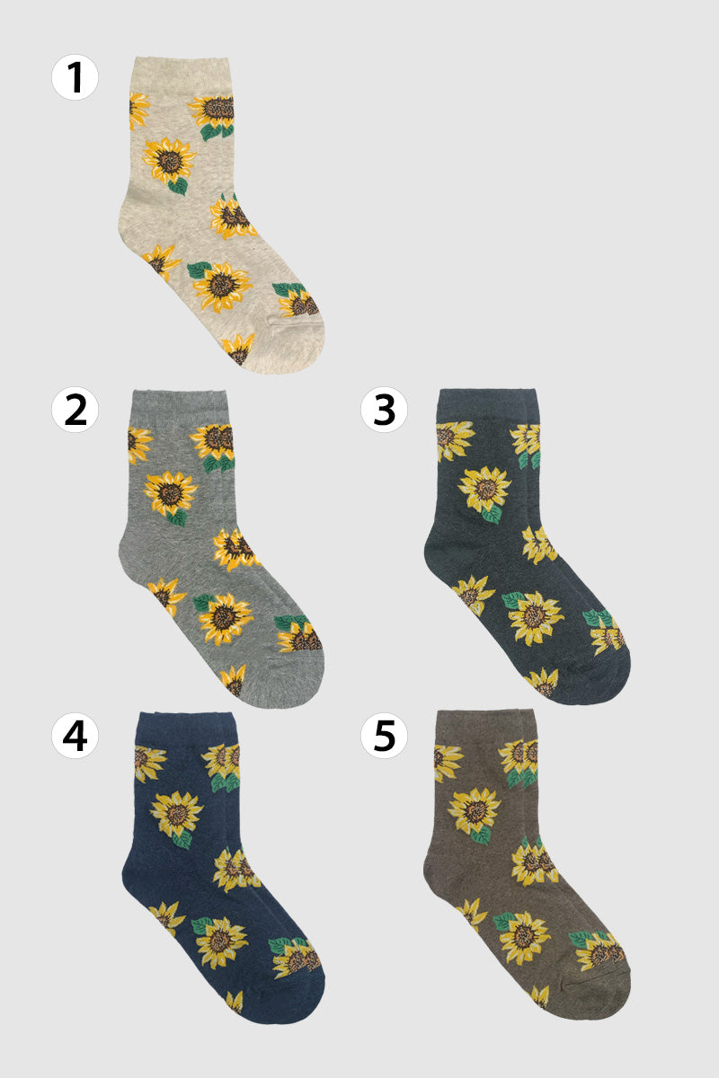 Women's Crew Sunflower Socks