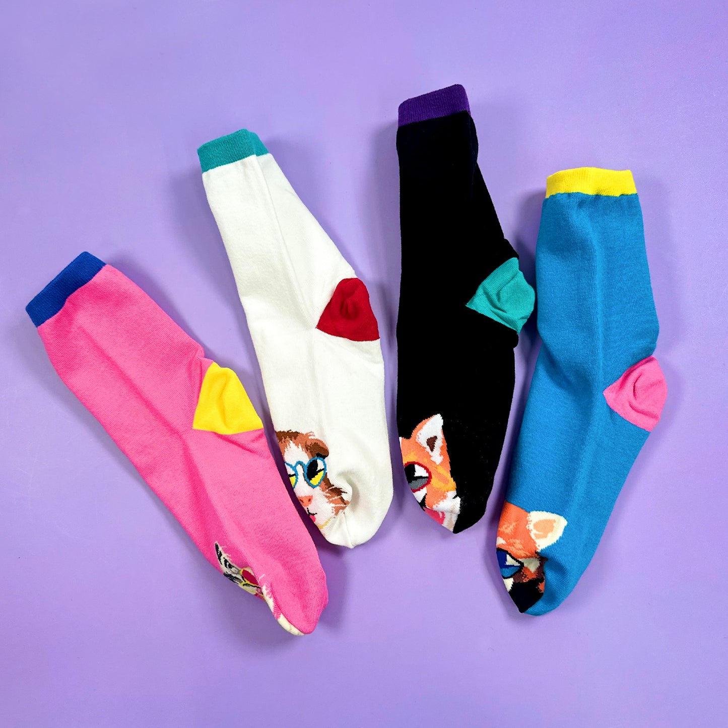 Women's Crew Animal Sunglass Socks
