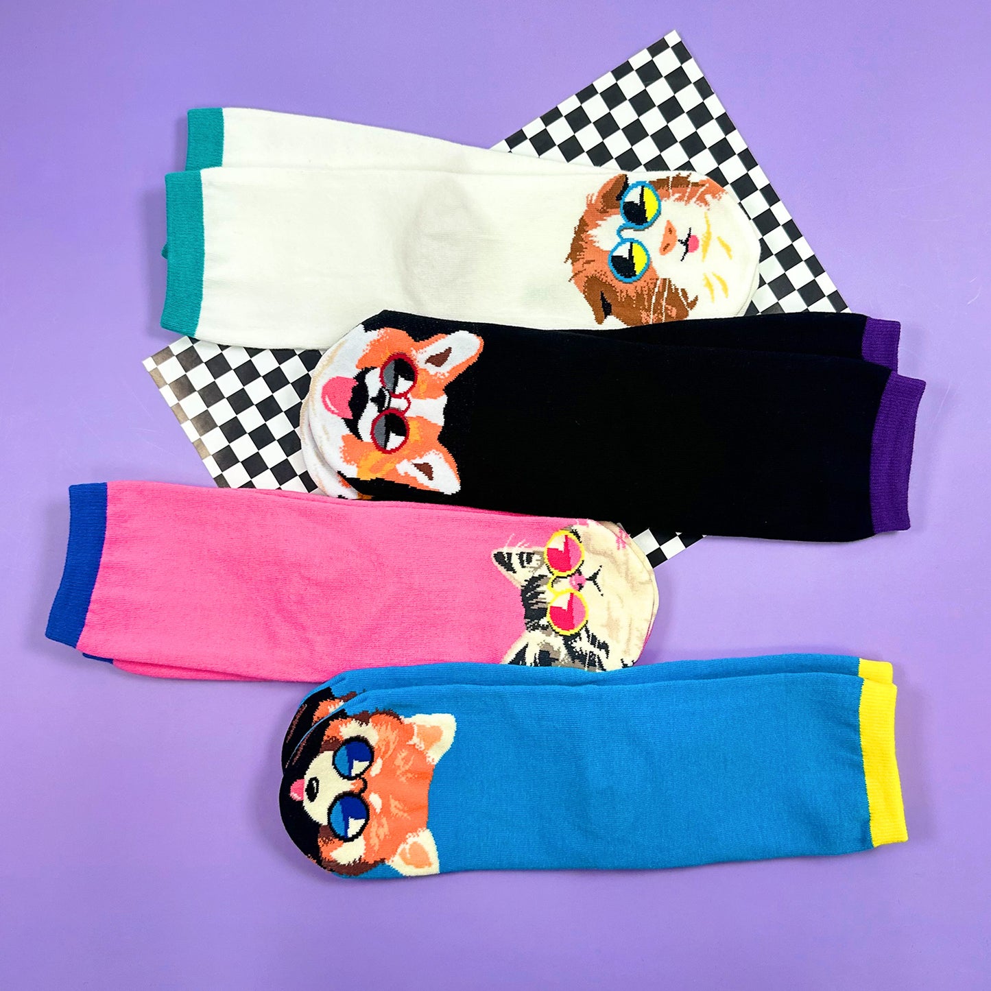 Women's Crew Animal Sunglass Socks