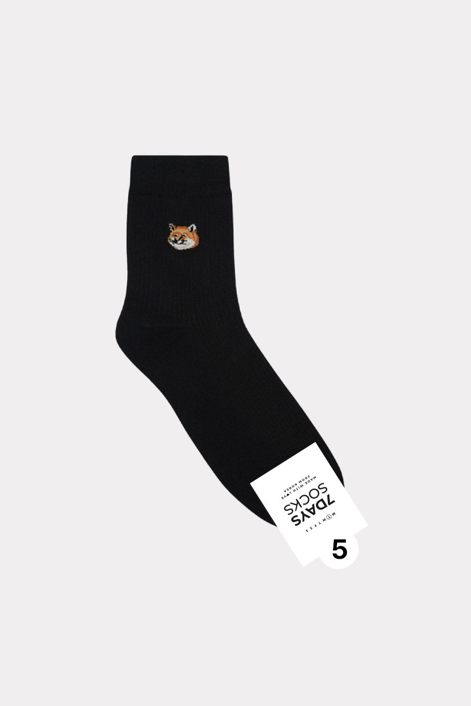 Men's Crew Dog Basic Socks - Made in Korea