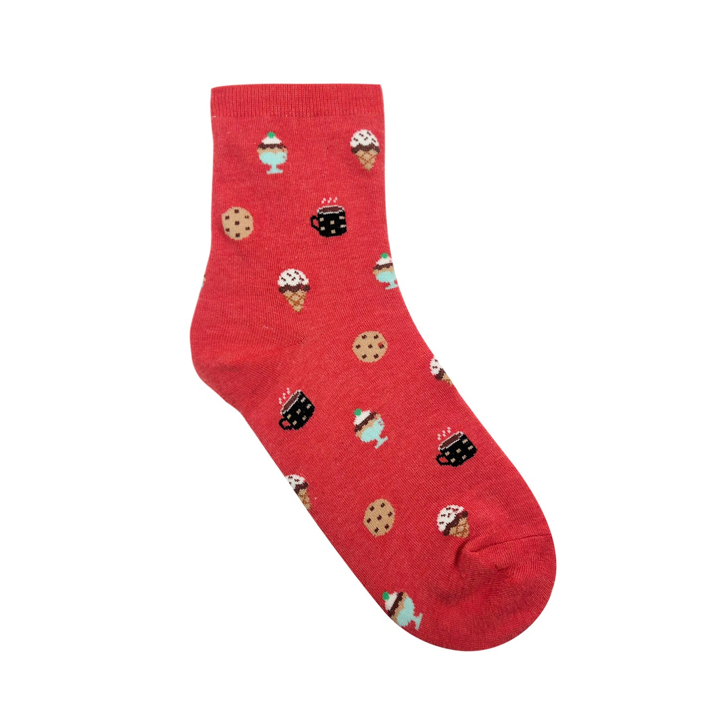 Women's Crew Food Pattern Socks