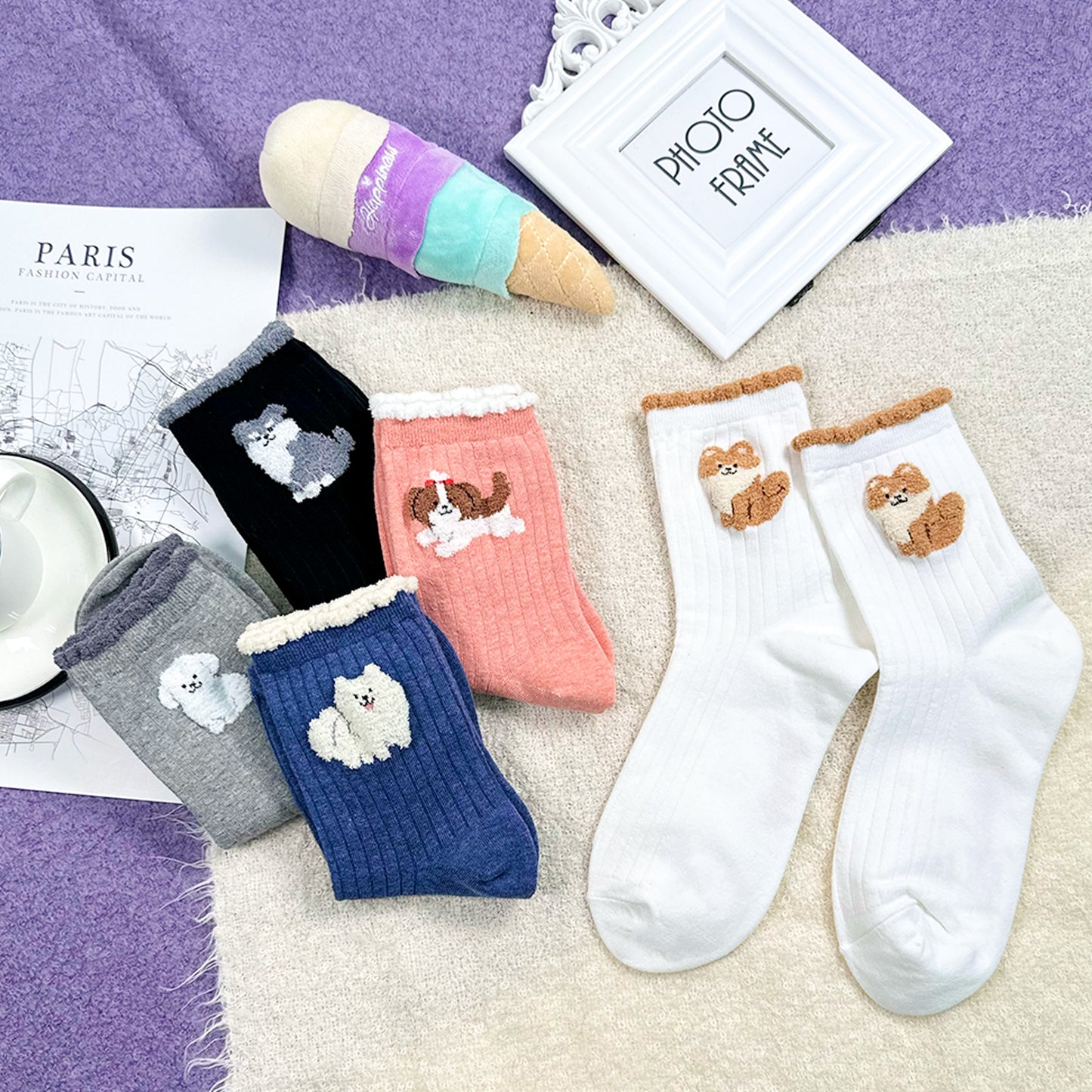 Women's Crew My Little Buddy Socks