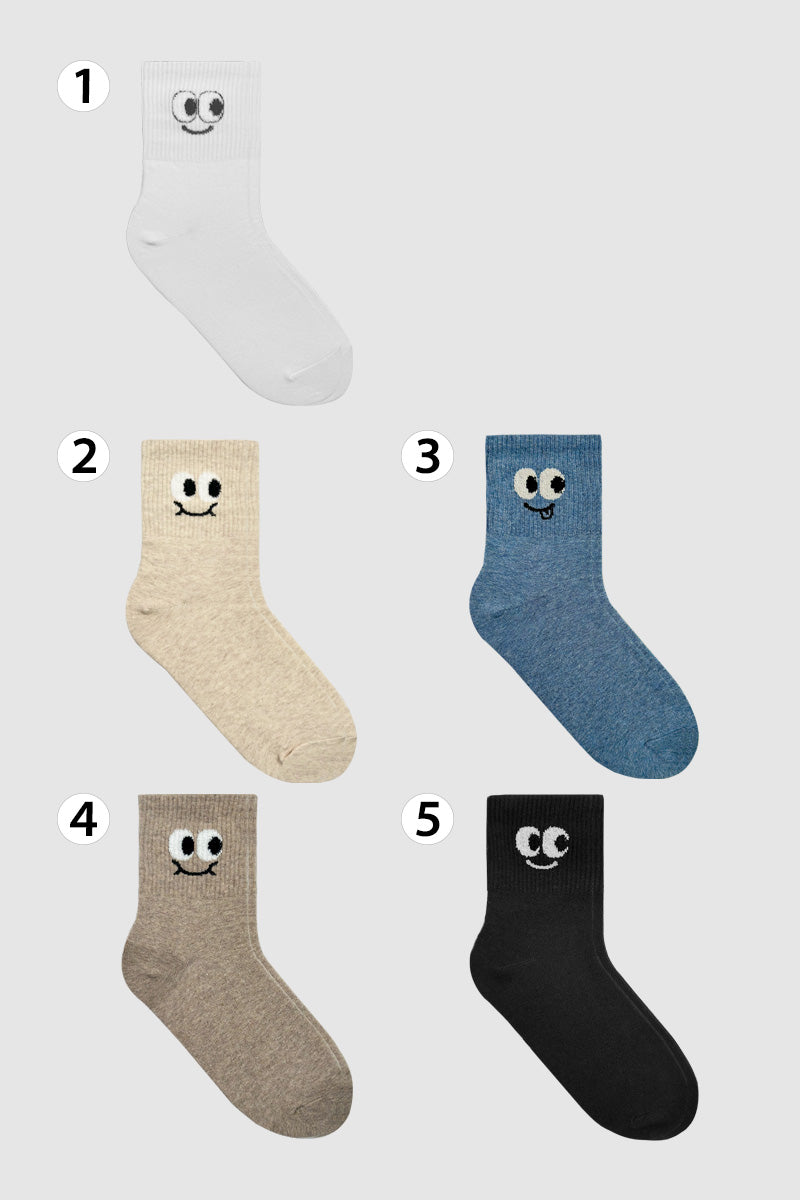 Women's Crew Rolling Eyes Socks