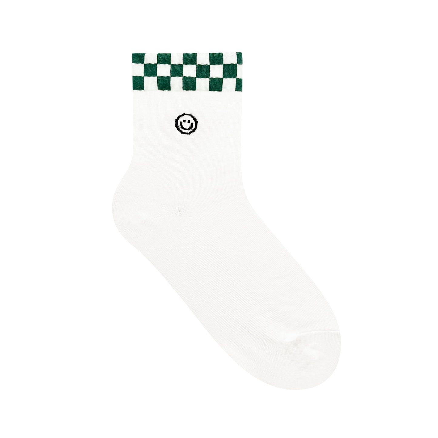 Women's Crew Check Smile Socks