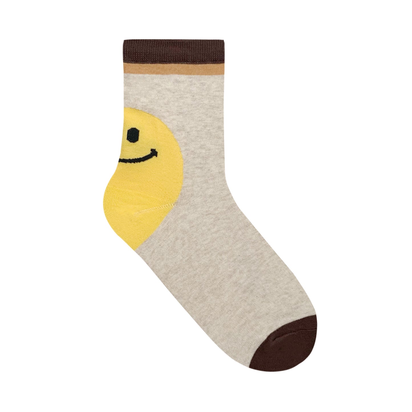 Women's Crew Color Smile Socks