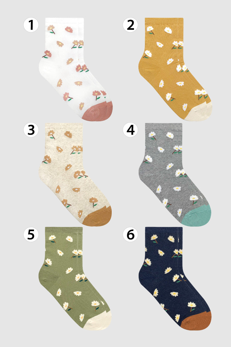 Women's Crew Daisy Garden Socks