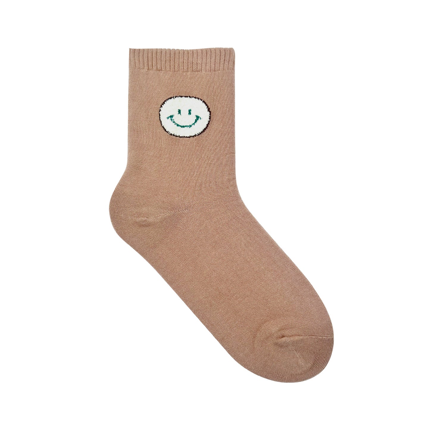 Women's Crew Pop-Up Smile Socks