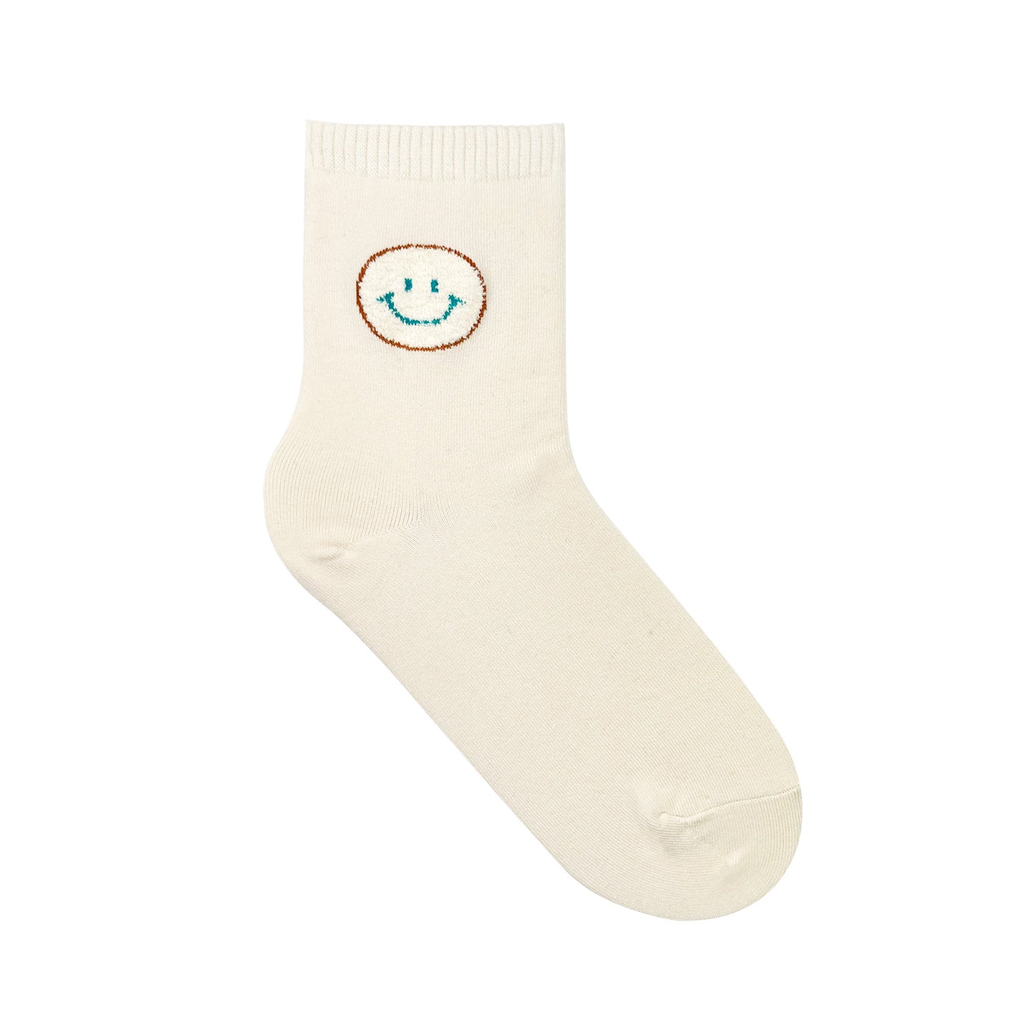 Women's Crew Pop-Up Smile Socks