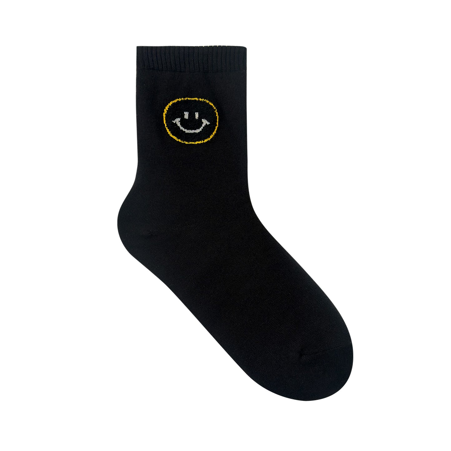 Women's Crew Pop-Up Smile Socks