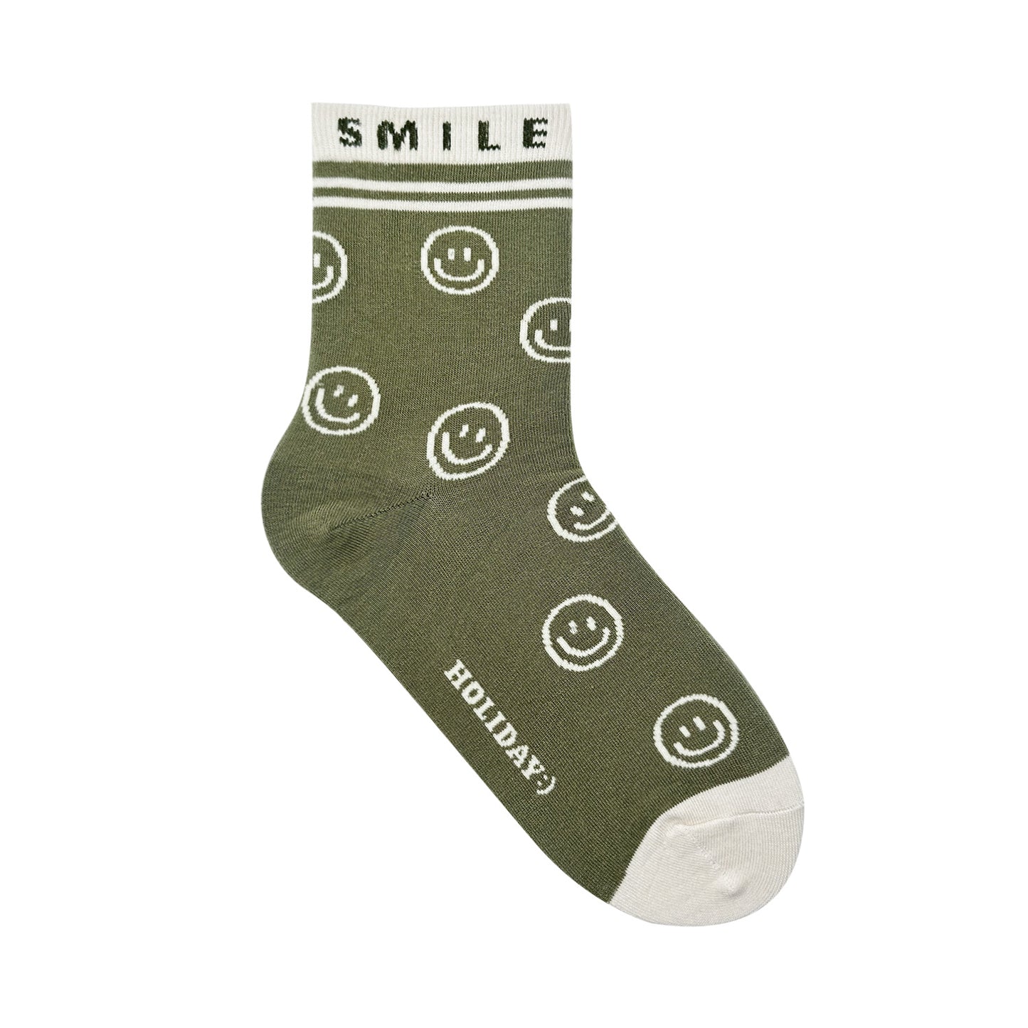 Women's Crew Holiday Smile Socks