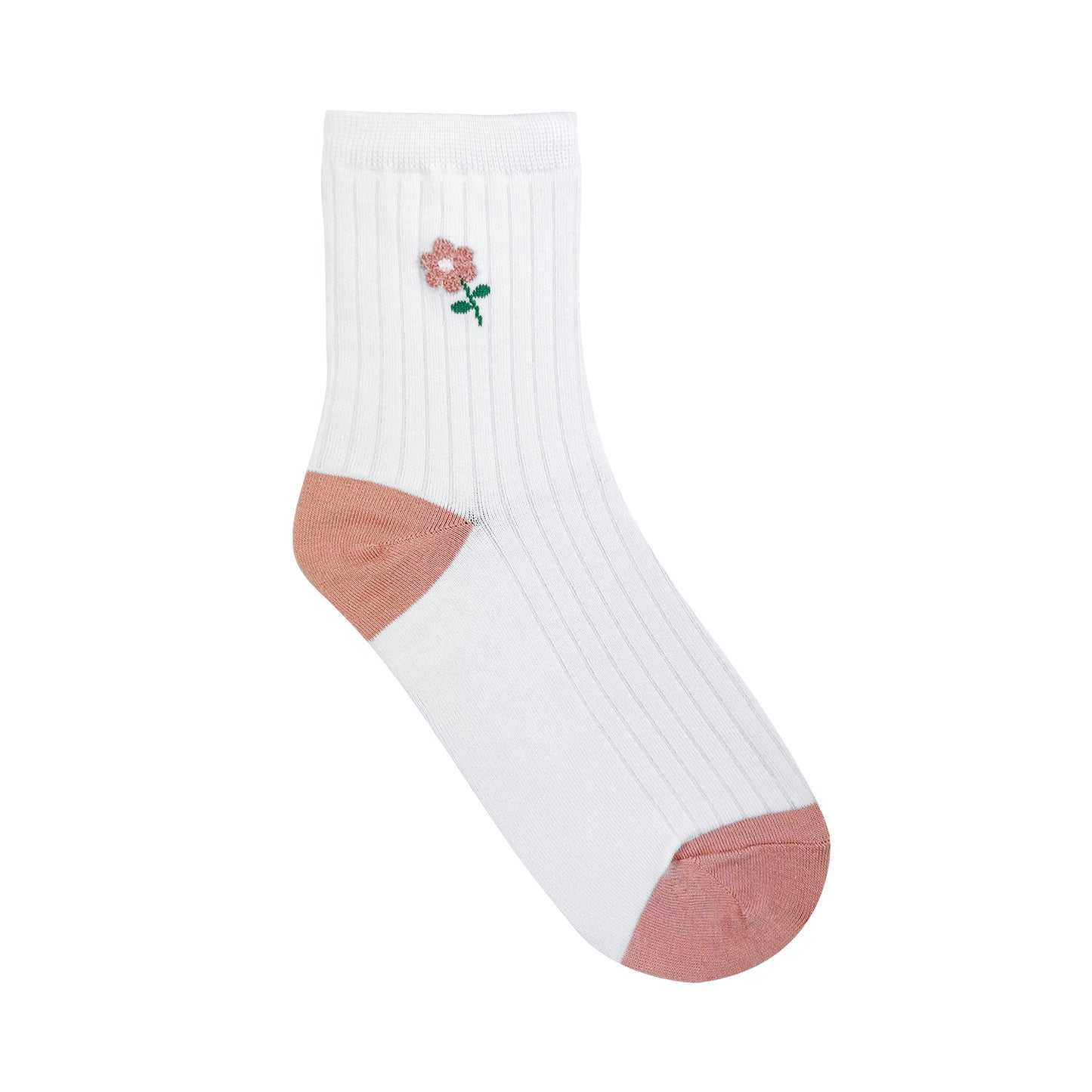 Women's Crew Warm Flower Socks