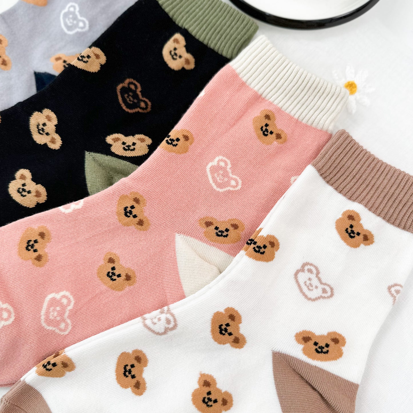Women's Crew Bear Love Socks