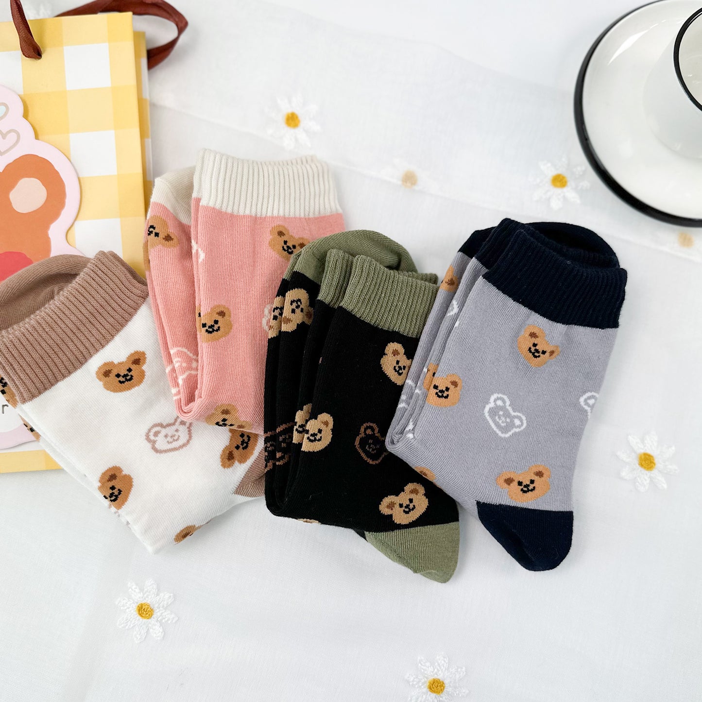 Women's Crew Bear Love Socks