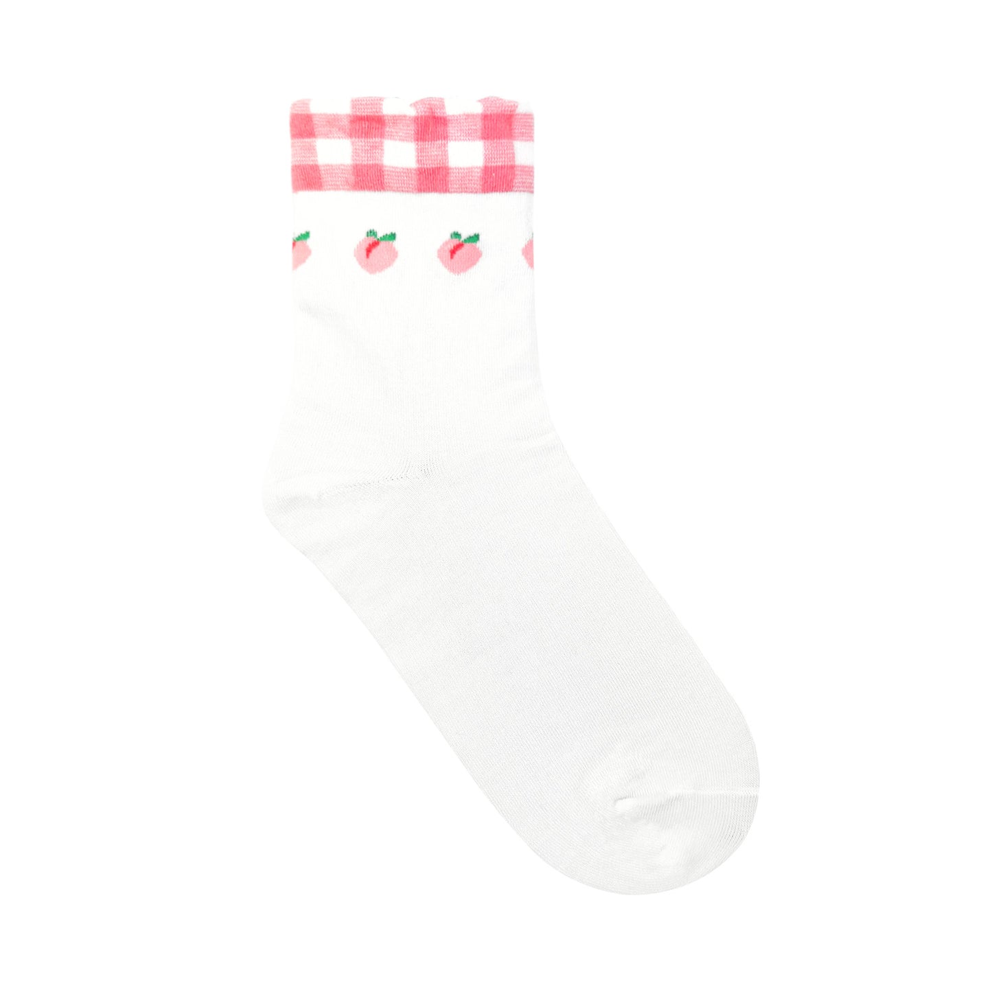 Women's Crew Fruit Check Socks