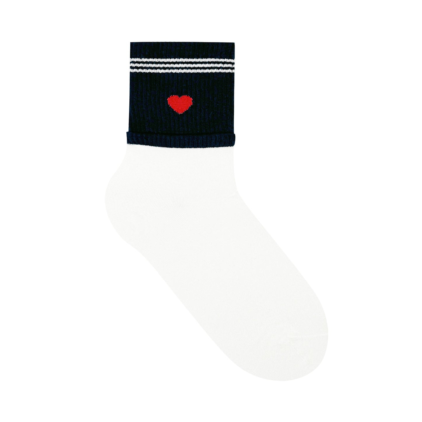 Women's Daily Heart Socks - Made in Korea