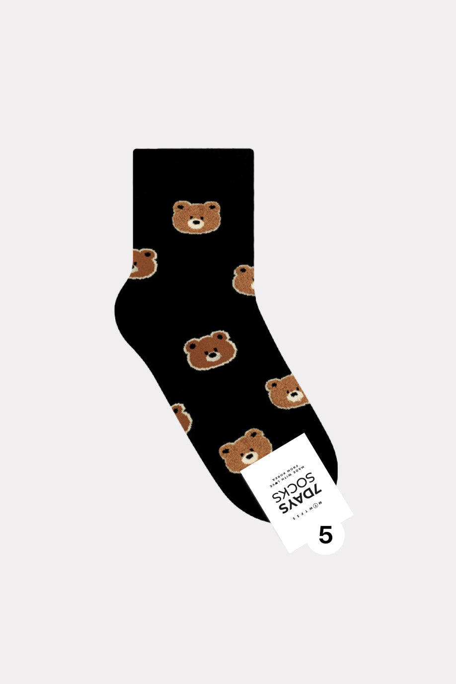 Women's Crew Cotton Animal Socks - Made in Korea