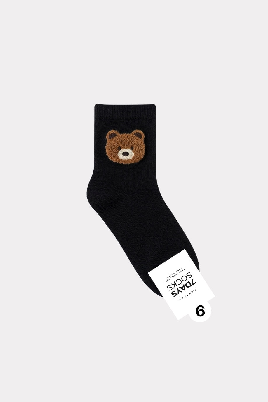 Women's Crew Dog & Cat & Bear Friends Socks