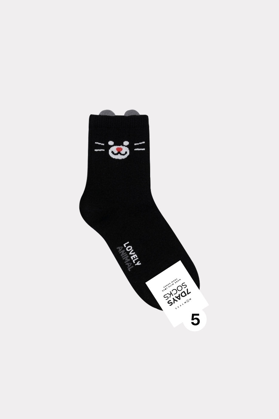 Women's Crew Animal Lovely Face Socks