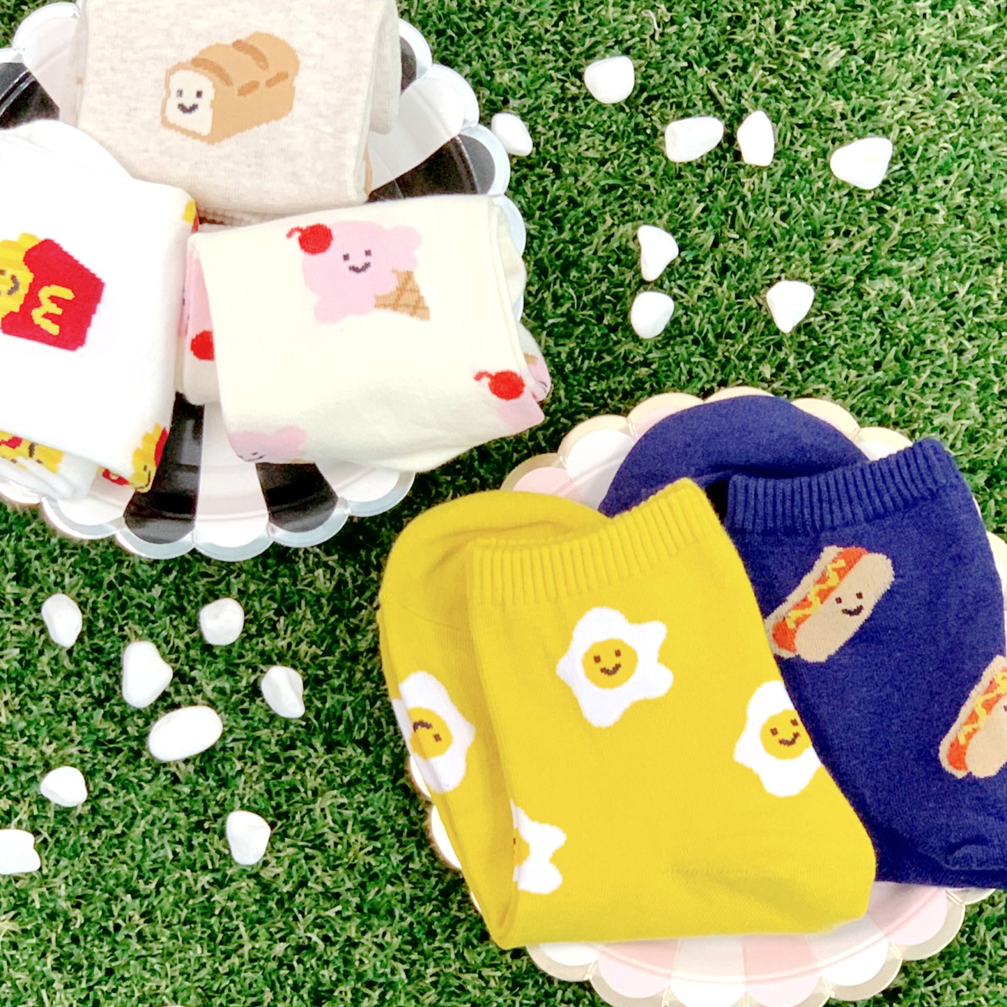 Women's Ankle Happy Food Socks