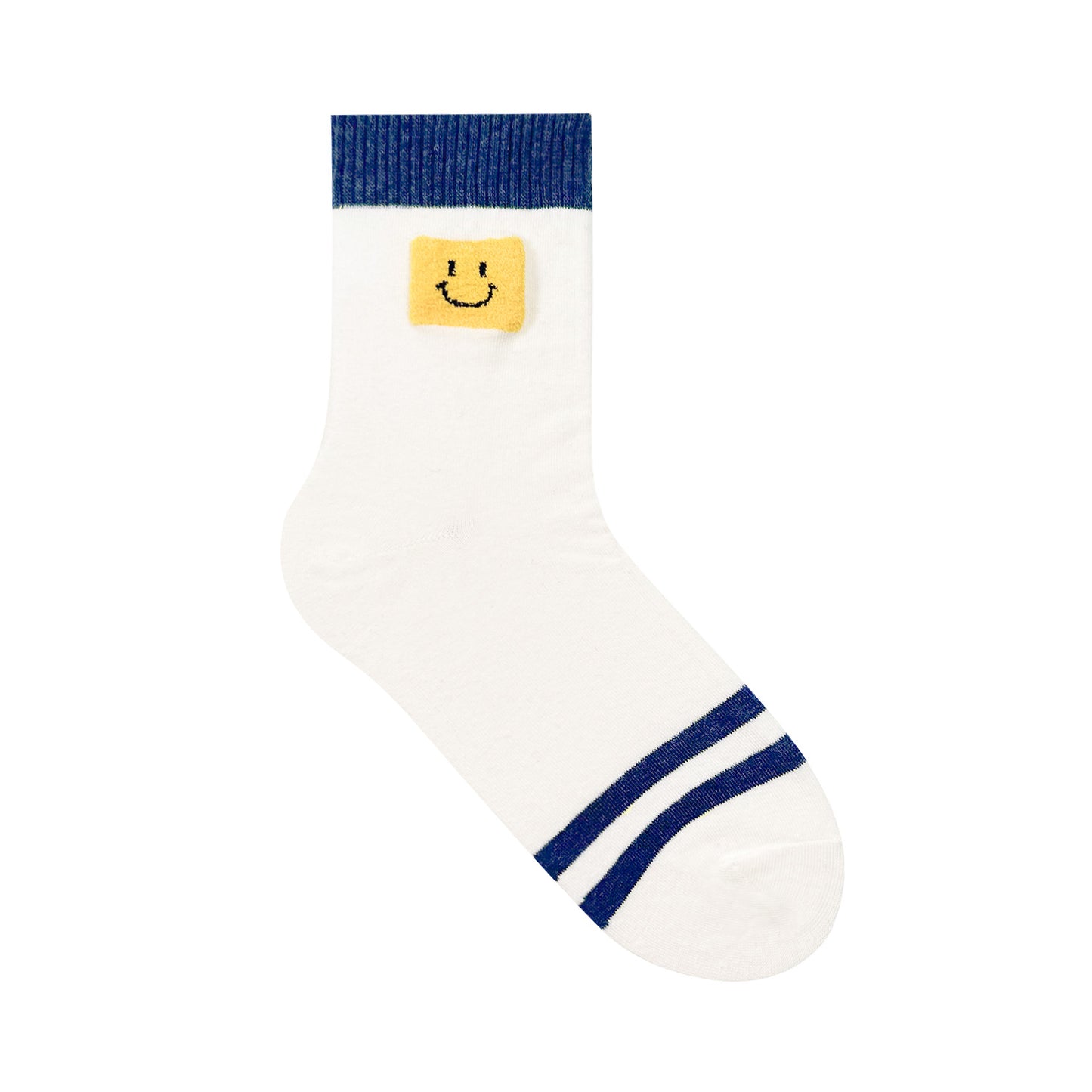 Women's Crew Fluffy Coloring Stripe Socks
