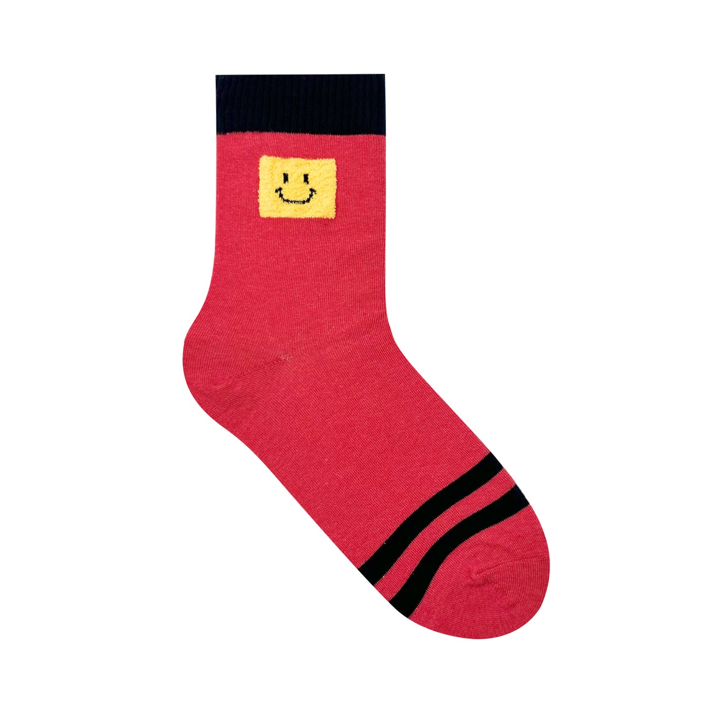 Women's Crew Fluffy Coloring Stripe Socks
