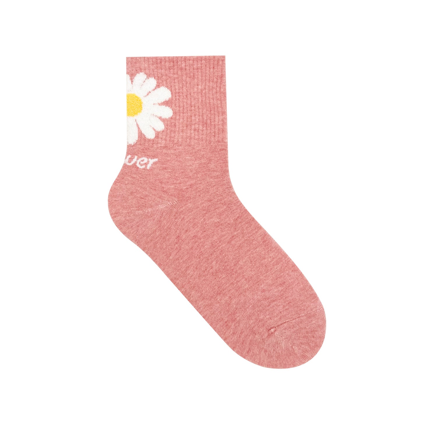 Women's Crew Blooming Flower Socks