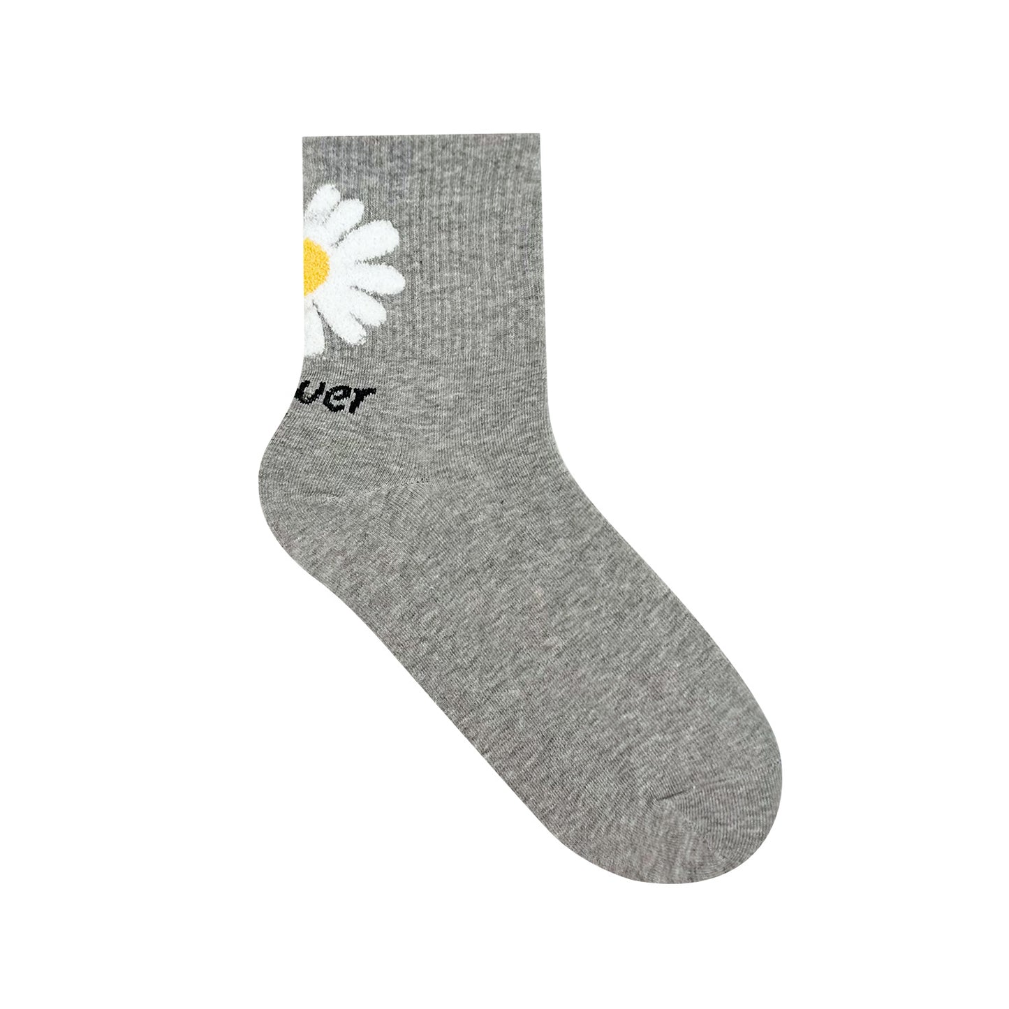 Women's Crew Blooming Flower Socks