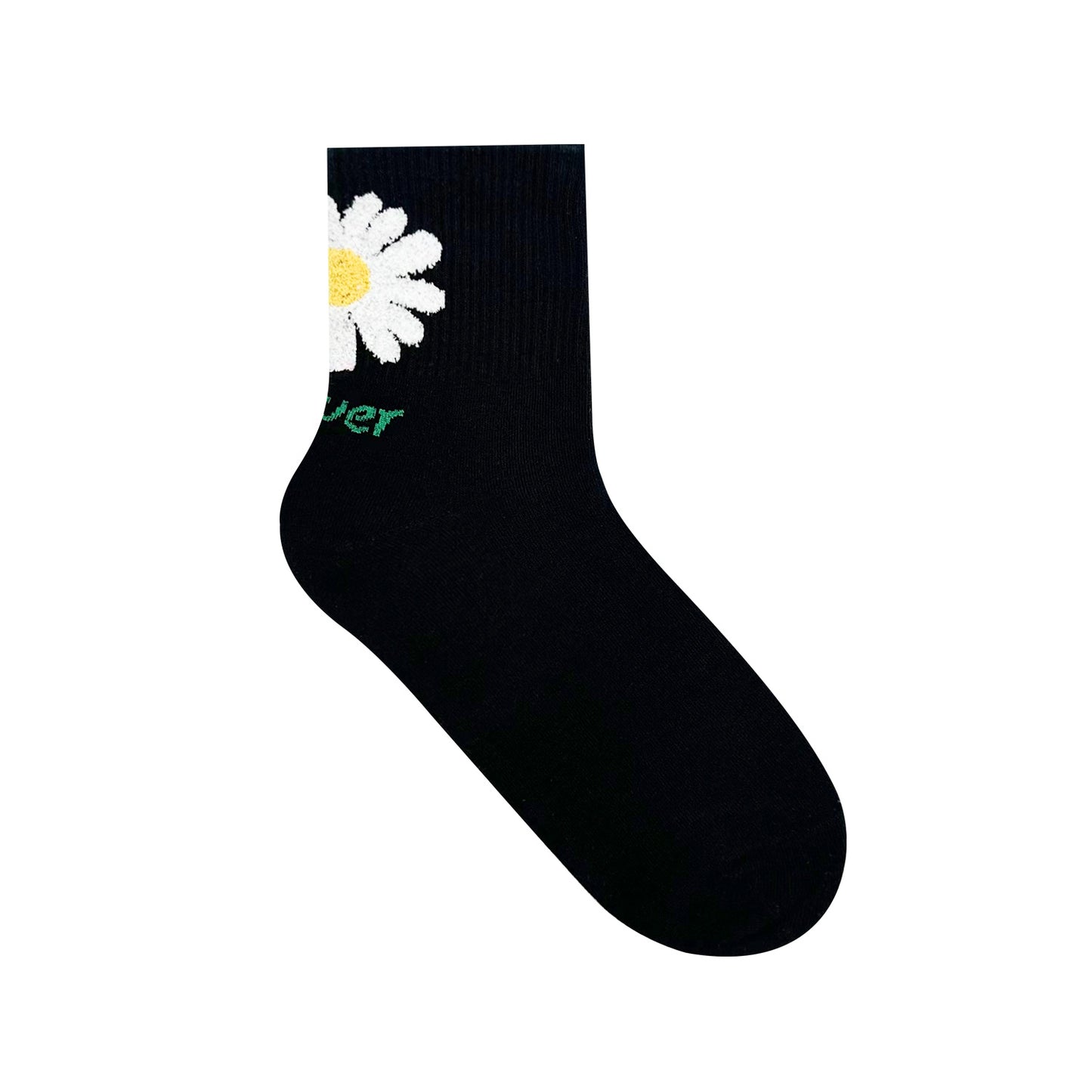 Women's Crew Blooming Flower Socks