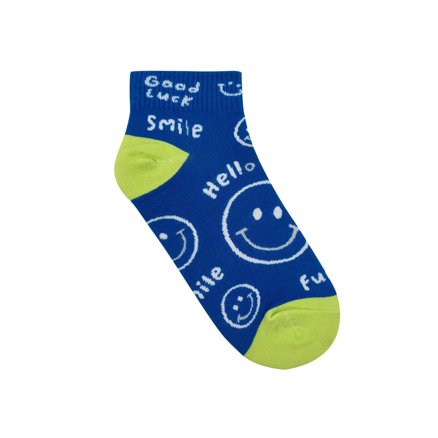 Women's Crew Smile Graffiti Socks