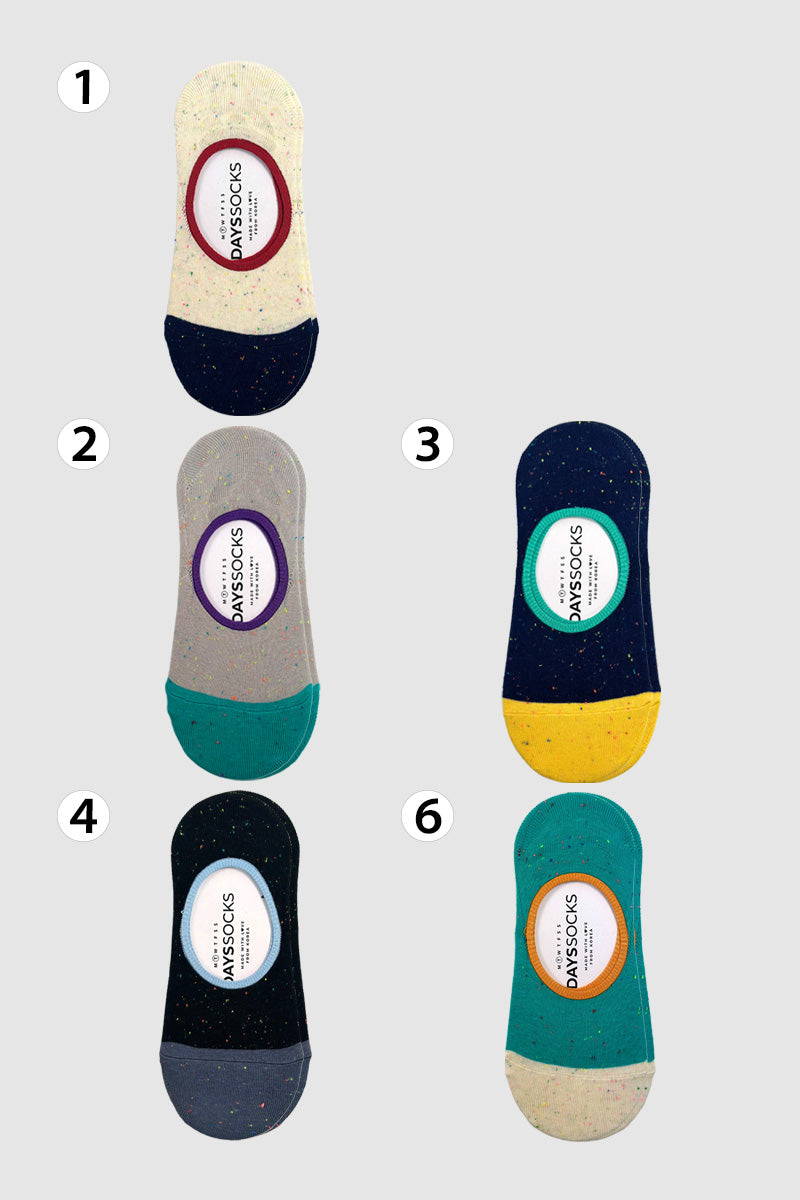 Women's No Show Dyes Nep Socks