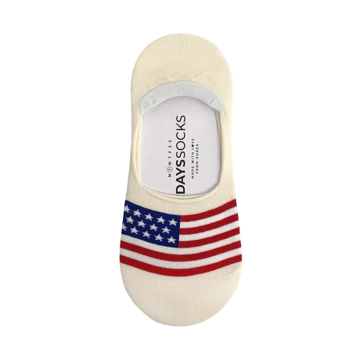 Women's No Show Flag Socks
