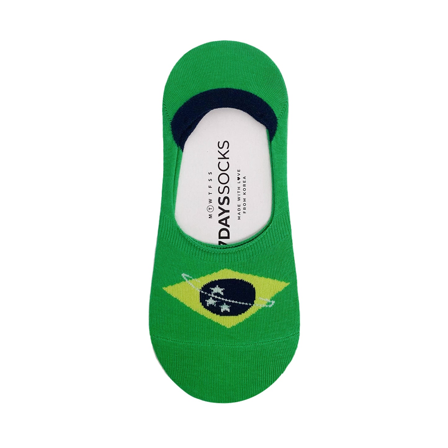 Women's No Show Flag Socks