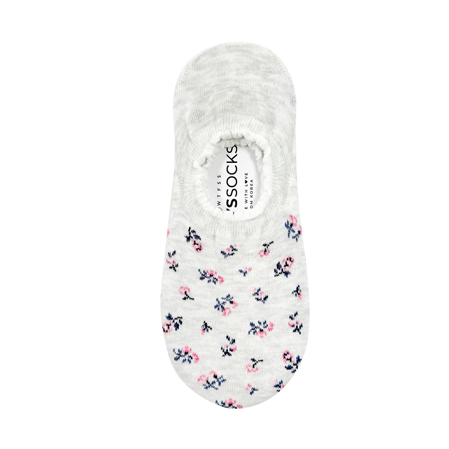 Women's No Show Flower Socks