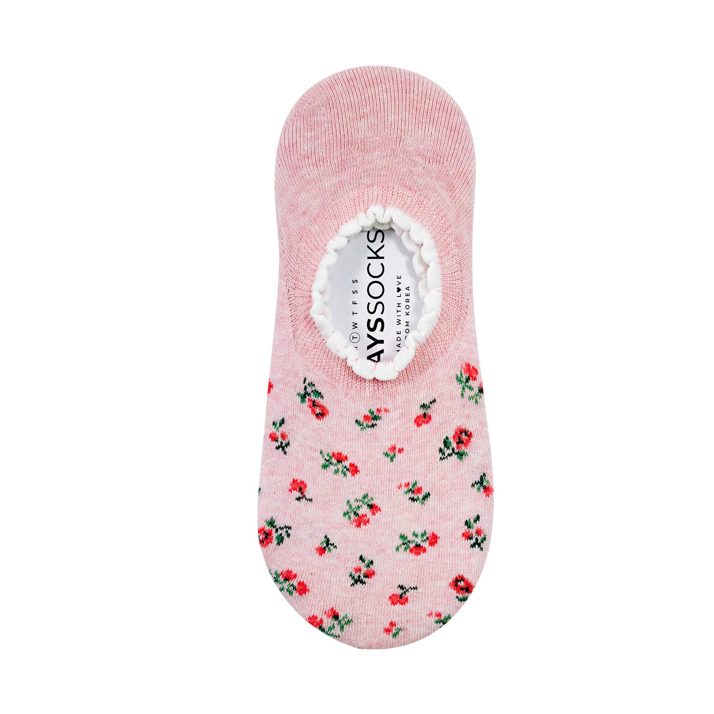 Women's No Show Flower Socks