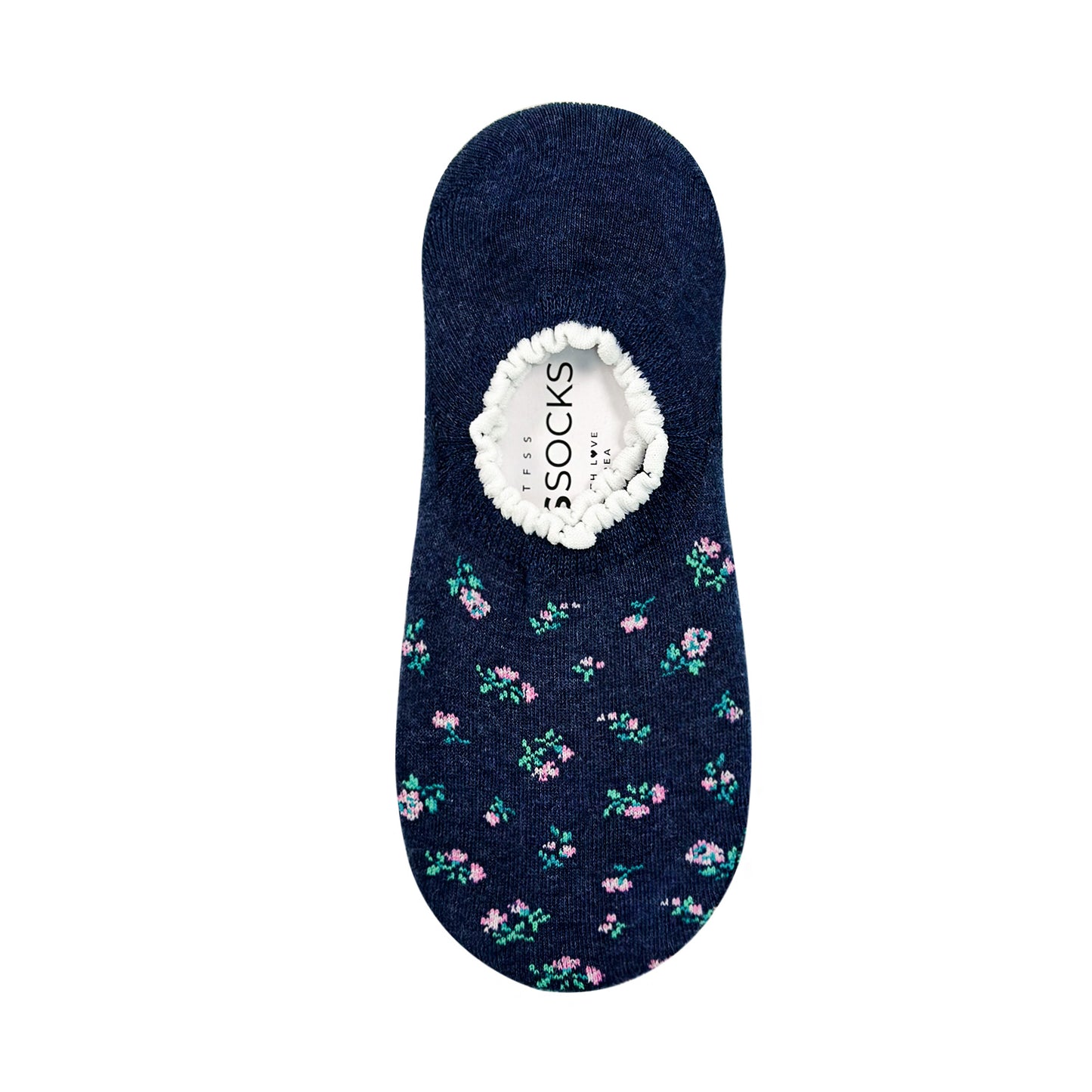 Women's No Show Flower Socks