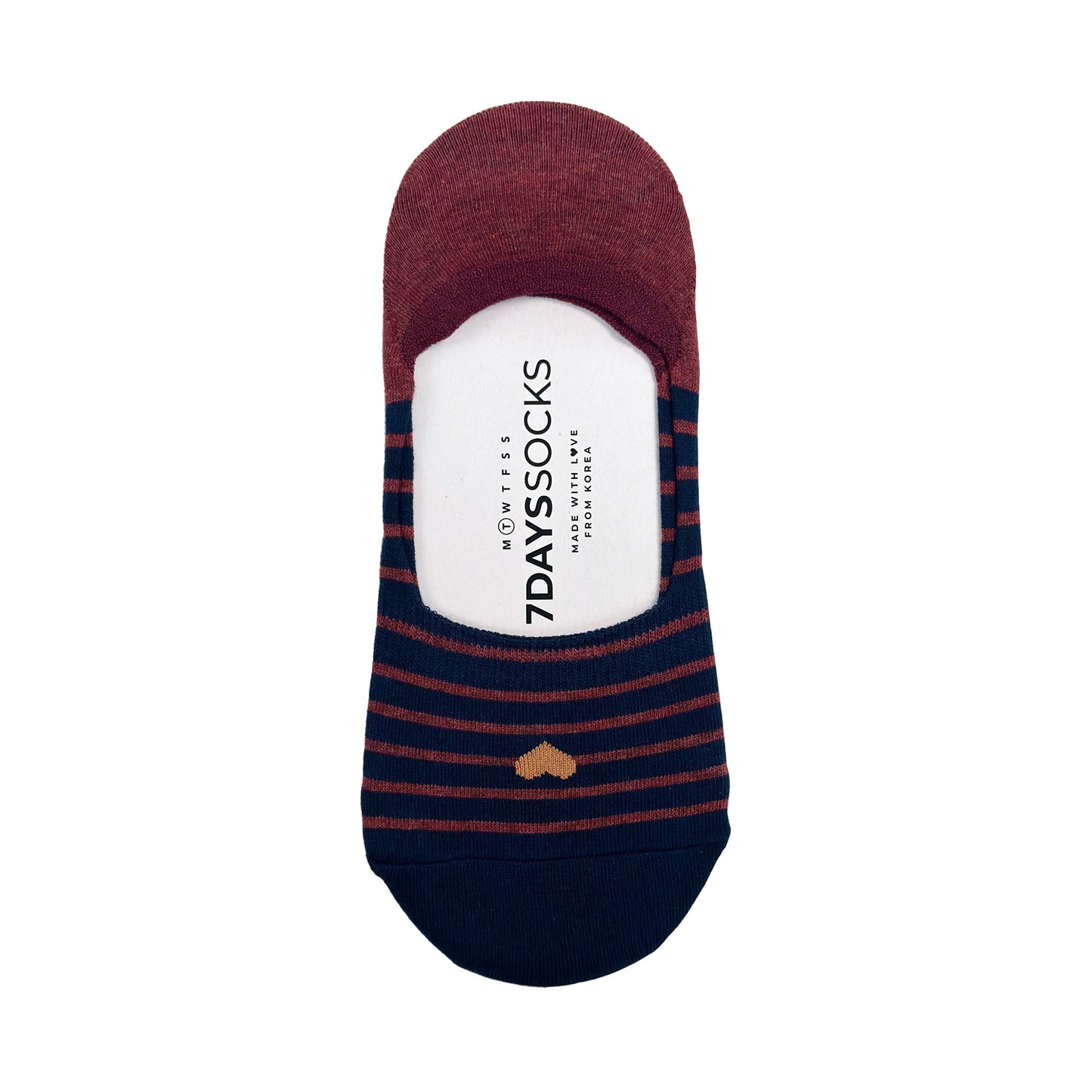 Women's No Show Rolling Heart Socks