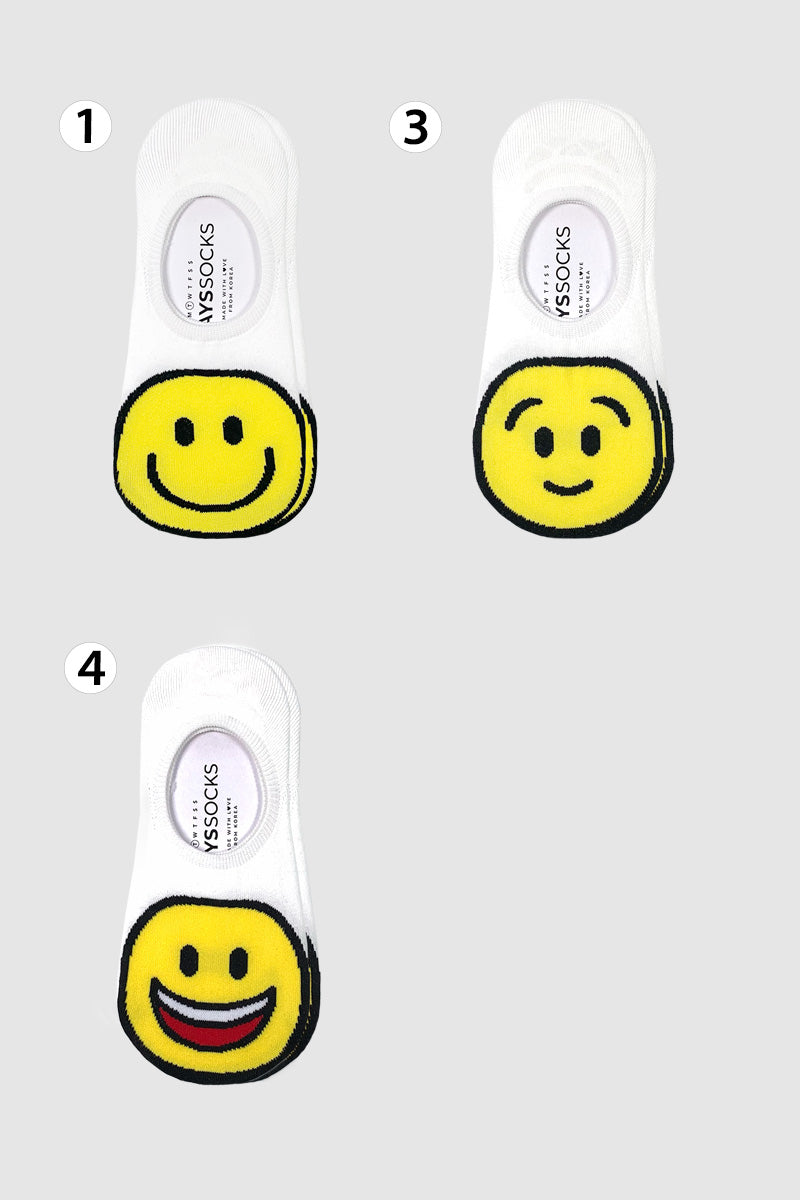 Women's No Show Big Smile Socks