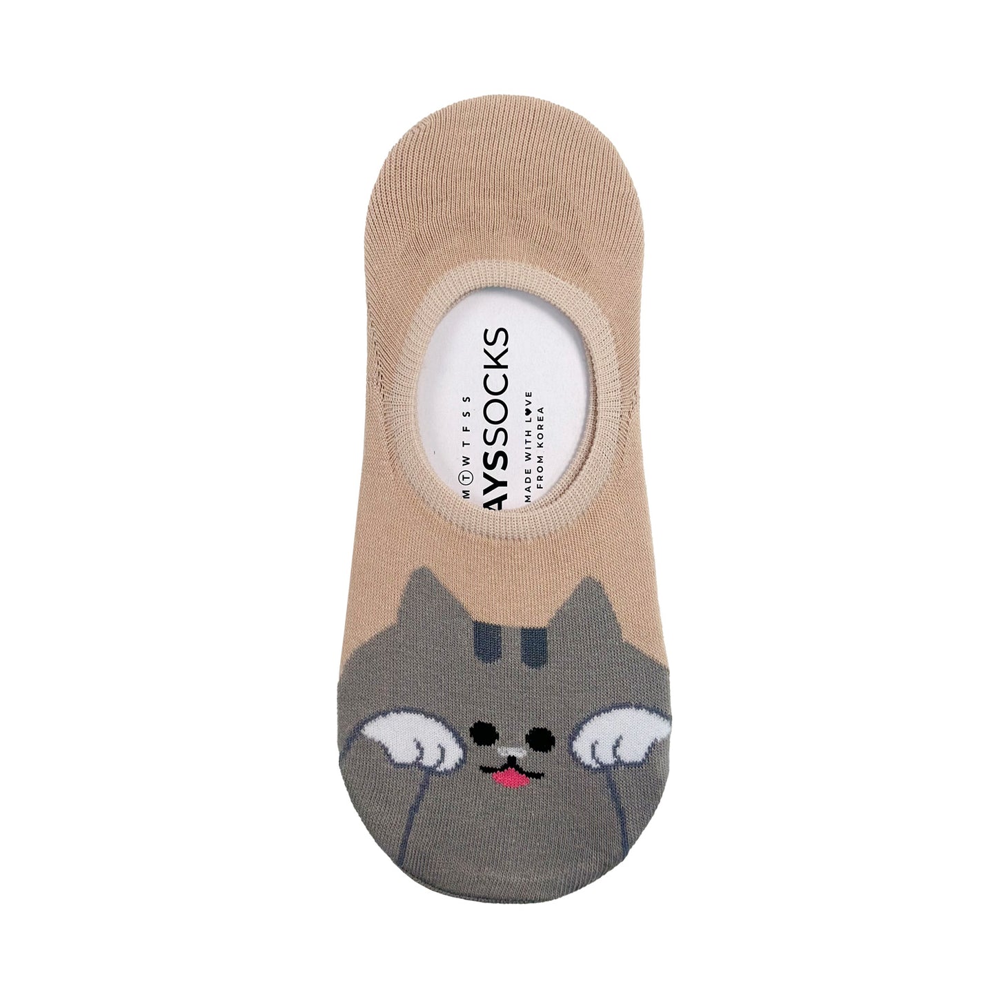 Women's No Show Neco Meo-Meo Socks