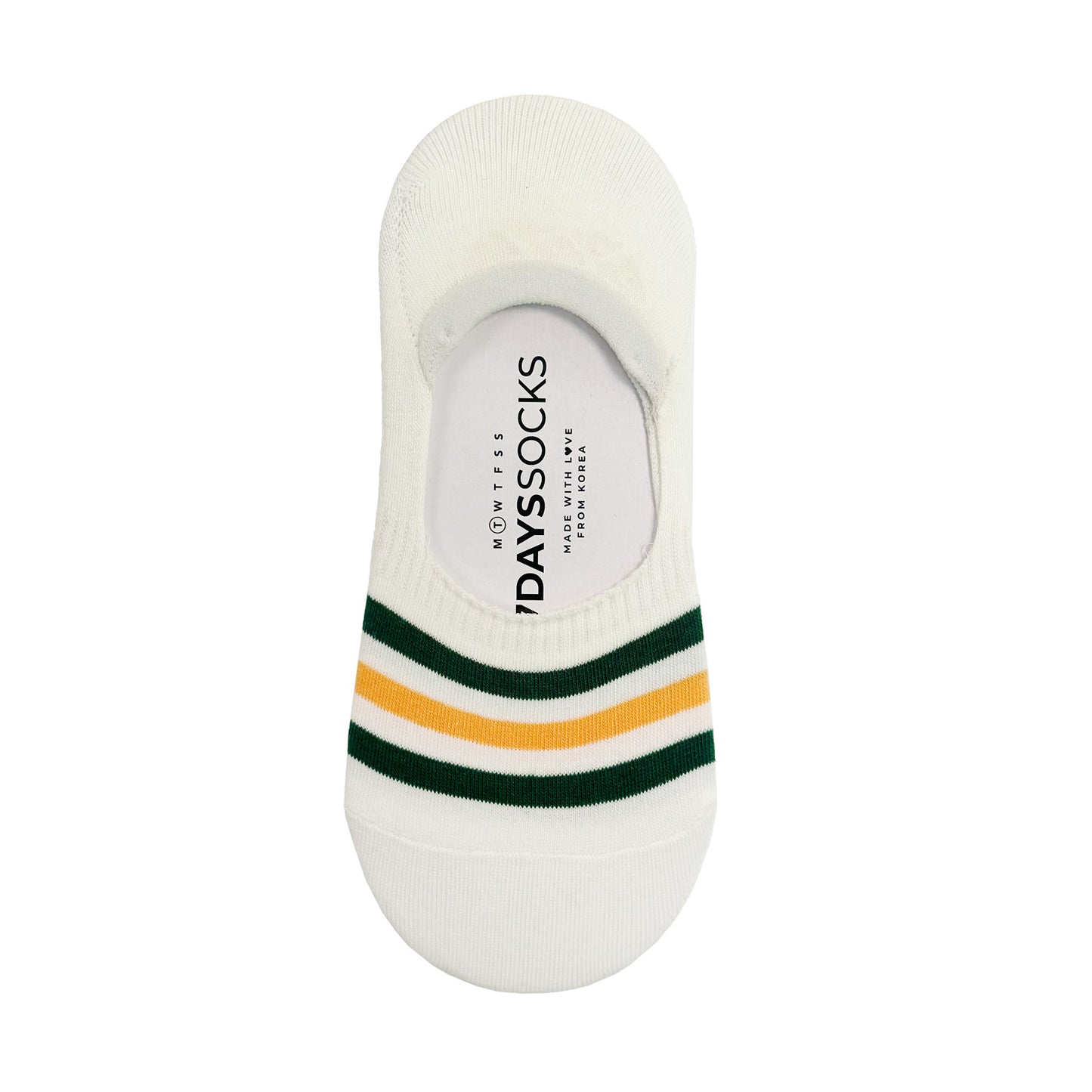 Women's No Show 3 Stripe AA Socks
