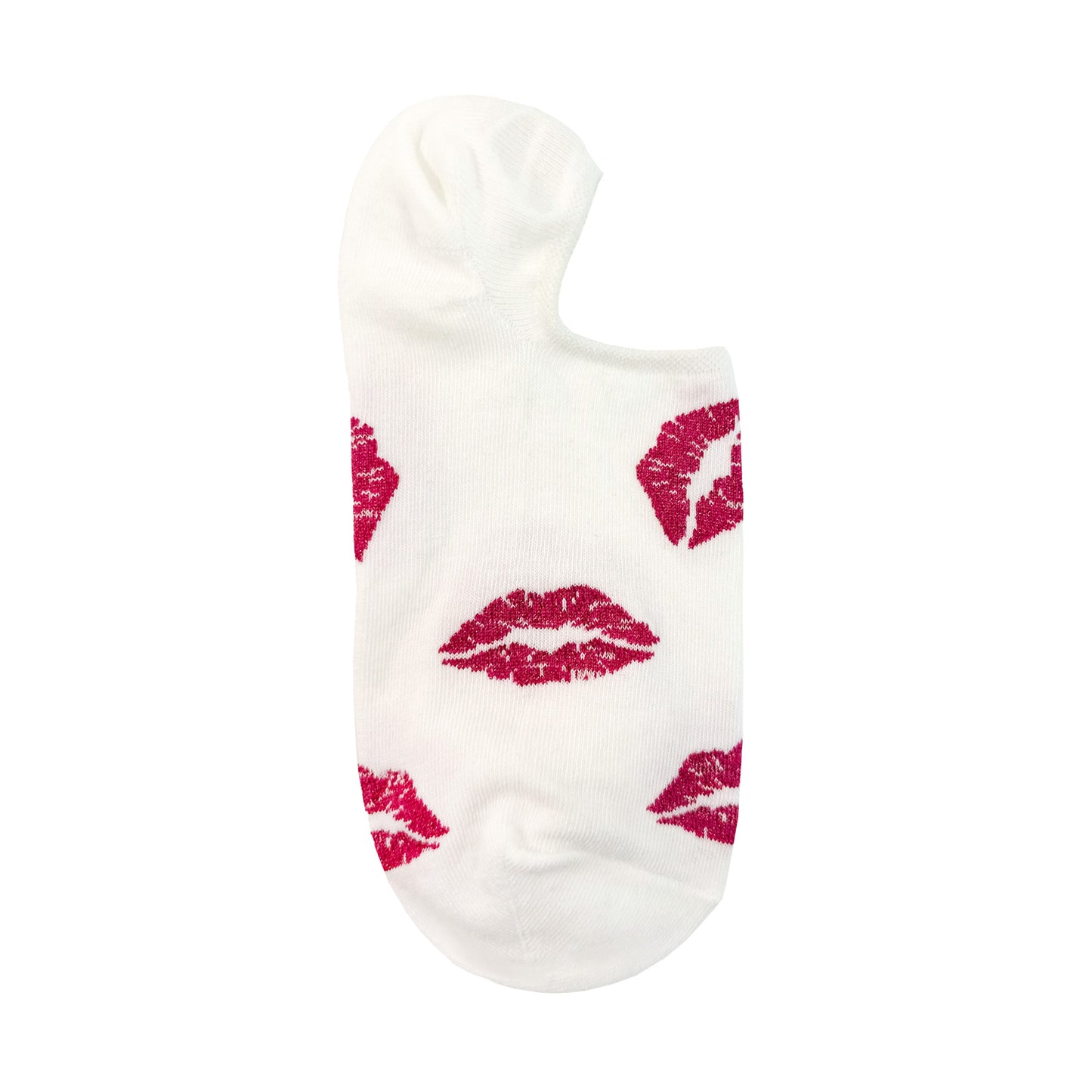 Women's No Show Kiss Socks
